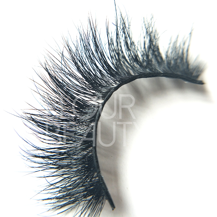 Lush OEM 3D volume mink eyelashes companies China ED34